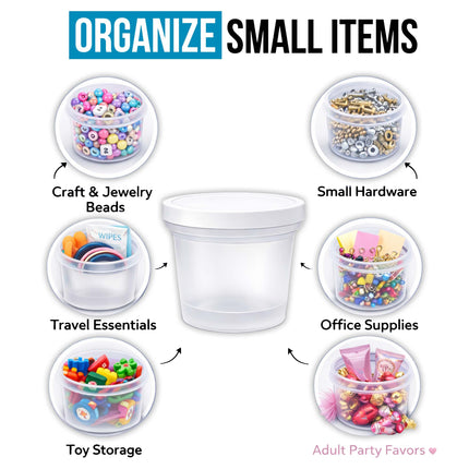12-Pack Ice Cream Pint Style Containers with Lids & Display Boxes - Wild Berry Design