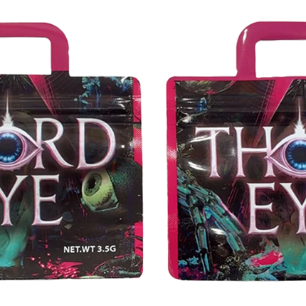 50 Pack 3.5g Shaped Mylar Storage Bags – Third Eye Design