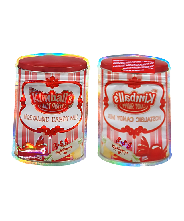 3.5g Candy Shop Shaped Mylar Bags - 50 Count