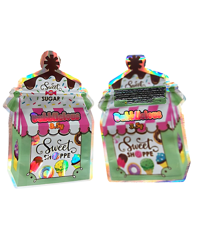 3.5g Sweet Shop Shaped Mylar Bags - 50 Count