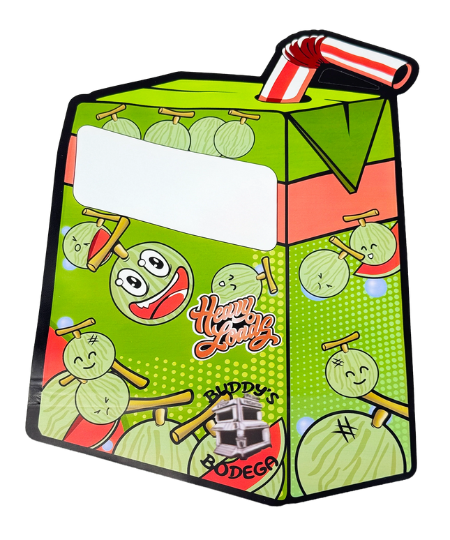 50 Pack 28g Die-Cut Foil Storage Pouches - Melon Graphic Design
