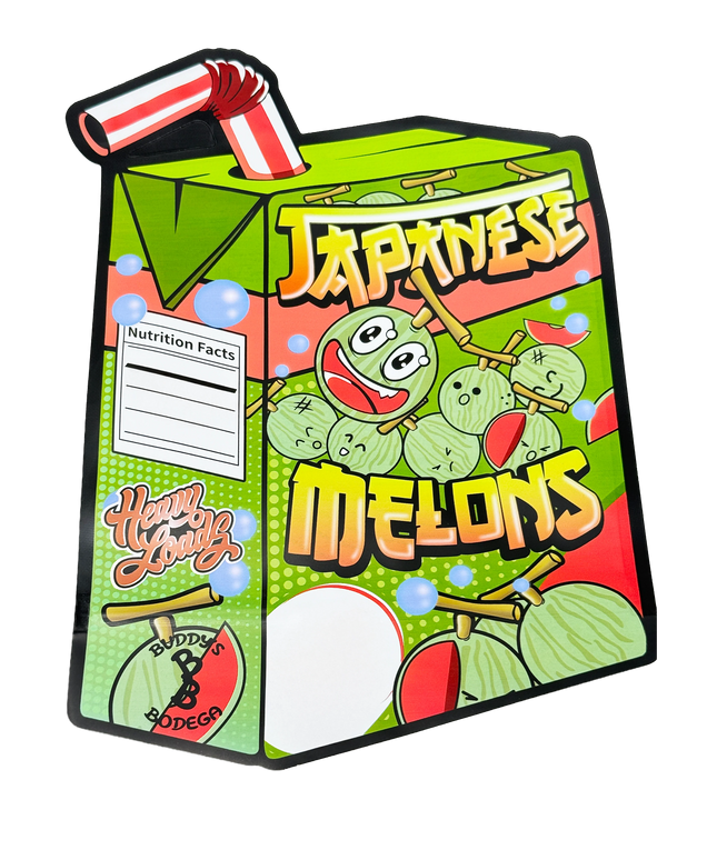 50 Pack 28g Die-Cut Foil Storage Pouches - Melon Graphic Design