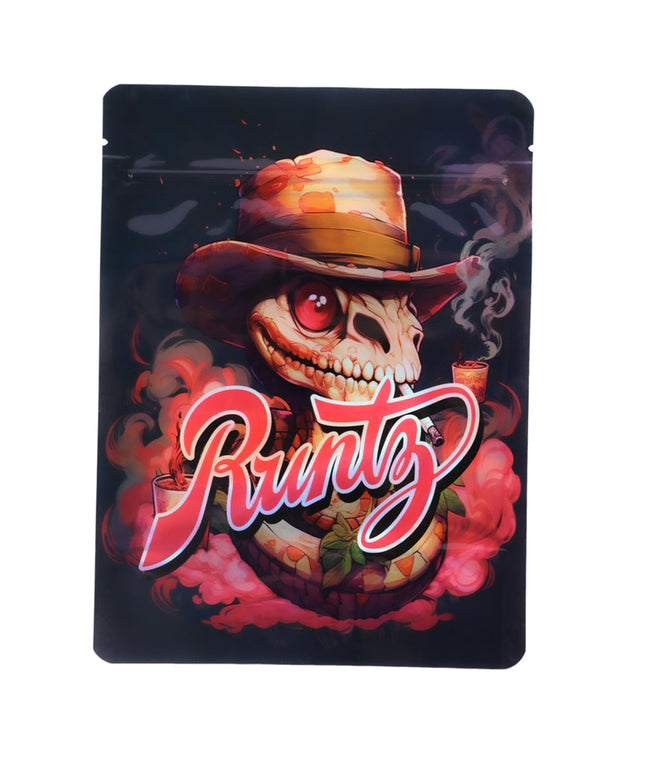 Large mylar bags, herb Mylar Bags, Mylar Bags 28 grams, Where to buy mylar bags, Custom mylar bags near me.   Exotic Runtz Lizard Mylar Bag 