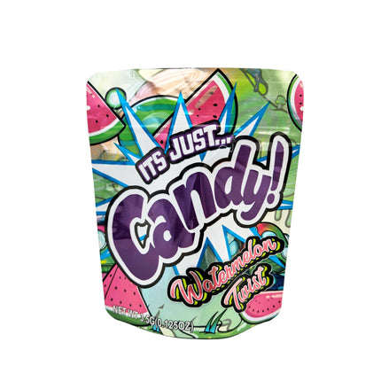 Its Just Candy Watermelon Twist 3.5g Exotic Mylar Bags – 50 Pack