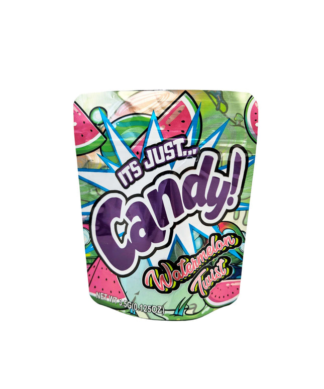 Its Just Candy Watermelon Twist 3.5g Exotic Mylar Bags - 50 Pack