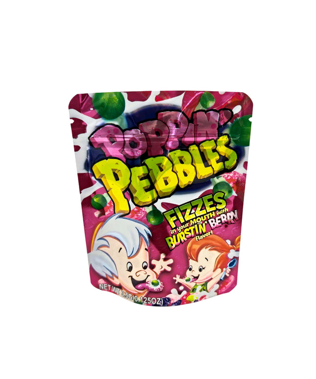 Poppin Pebbles Fizzes 3.5g Exotic Mylar Bags - 50 Pack