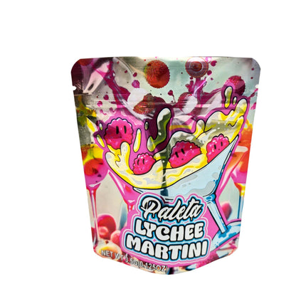 Paleta Lychee Martini 3.5g Exotic Mylar Bags – 50 Pack