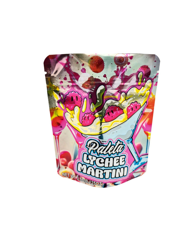 Paleta Lychee Martini 3.5g Exotic Mylar Bags - 50 Pack