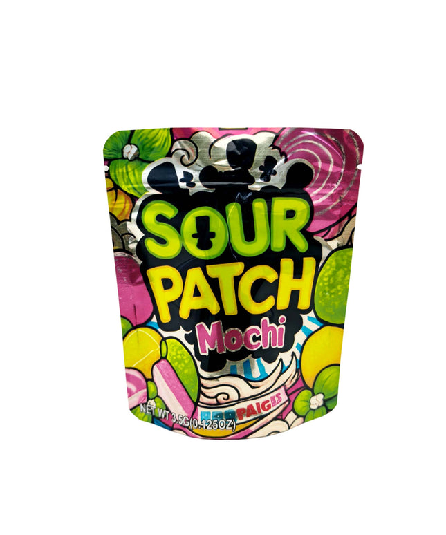 50 Pack 3.5g Sour Mochi Design Mylar Bags