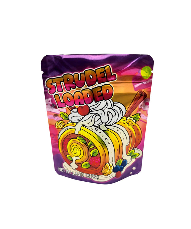 50 Pack 3.5g Loaded Strudel Decorative Mylar Bags