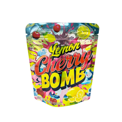 50 Pack 3.5g Lemon Cherry Design Mylar Bags