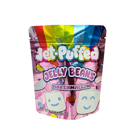 50 Pack 3.5g Jelly Bean Marshmallow Design Mylar Bags