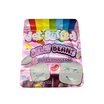 50 Pack 3.5g Jelly Bean Marshmallow Design Mylar Bags
