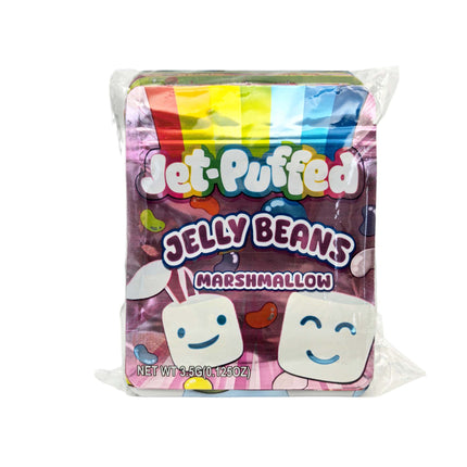 50 Pack 3.5g Jelly Bean Marshmallow Design Mylar Bags