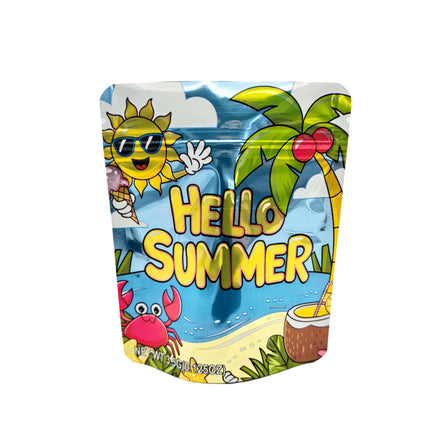 50 Pack 3.5g Hello Summer Decorative Mylar Bags