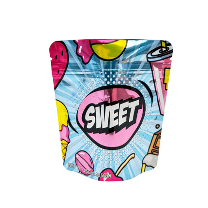 50 Pack 3.5g Sweet Theme Decorative Mylar Bags