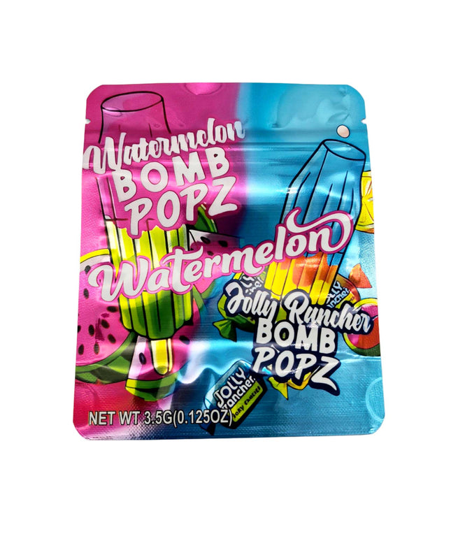 50 Pack 3.5g Watermelon Pop Design Mylar Bags