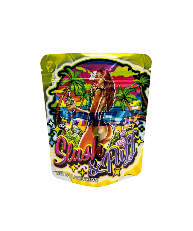 50 Pack 3.5g Slushy plush Decorative Mylar Bags