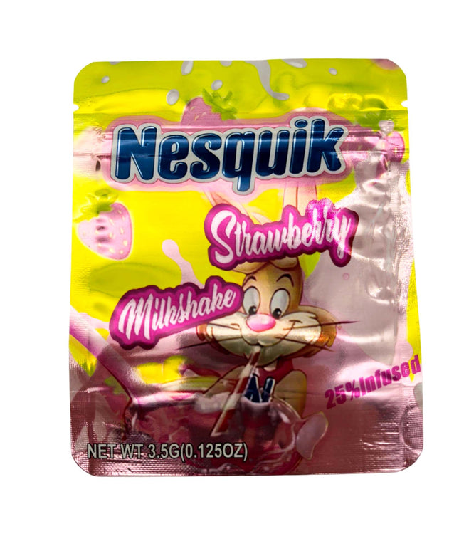 50 Pack 3.5g Strawberry Kiwi Mylar Packaging Bags