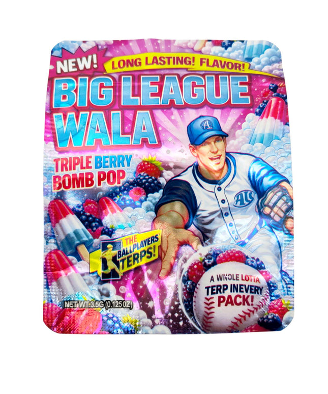 50 Pack 3.5g Big League Wala Triple Berry Bags