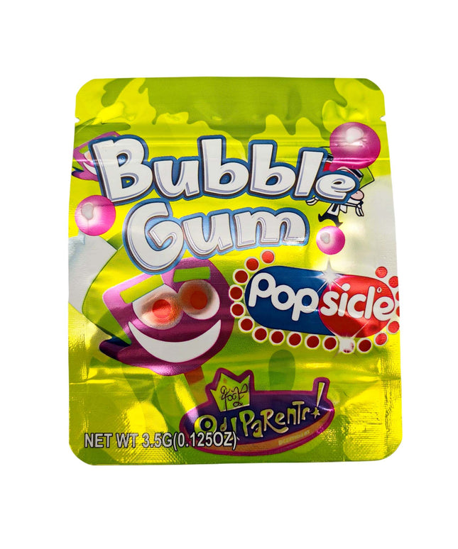 50 Pack 3.5g Big League Wala Bubble Gum Popsicle Bags