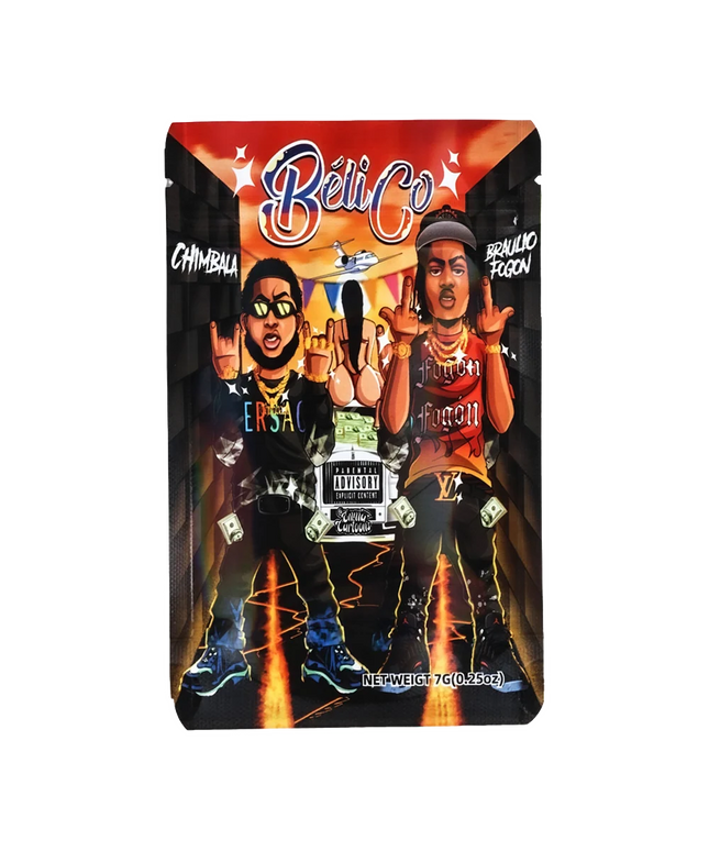 50 Pack 7g Mylar Bags - Premium Graphic Design