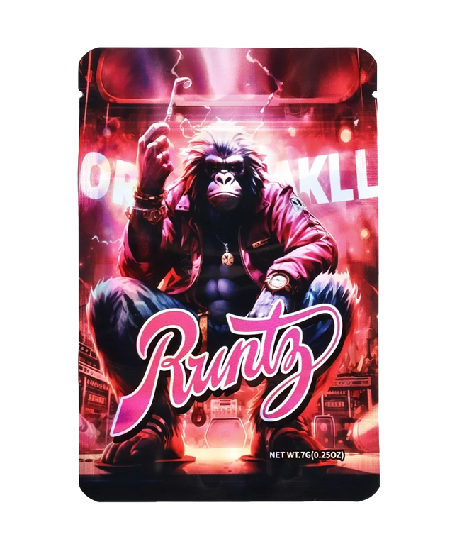 50 Pack 7g Mylar Bags - Gorilla Graphic Design