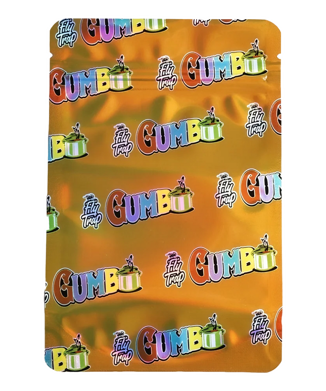 50 Pack 7g Mylar Bags - Bold Graphic Design