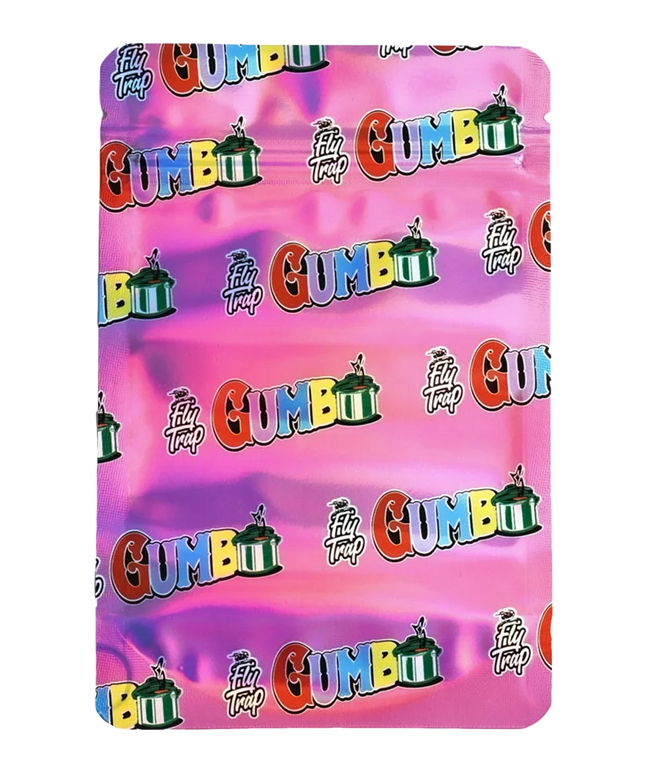 50 Pack 7g Mylar Bags - Green Monster Design