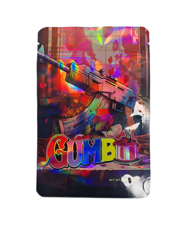 50 Pack 7g Mylar Bags - Outdoor Graphic Design