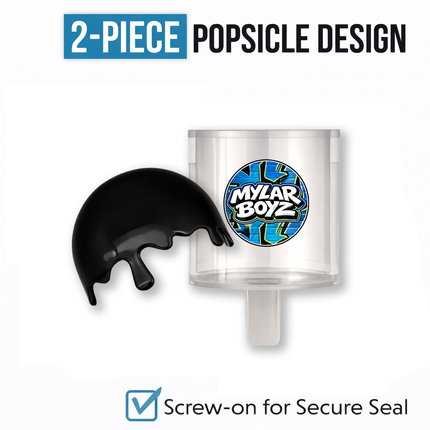 10 Pack 3.5g Popsicle Style Plastic Mystery Retail Packaging Pouches - Assorted Designs