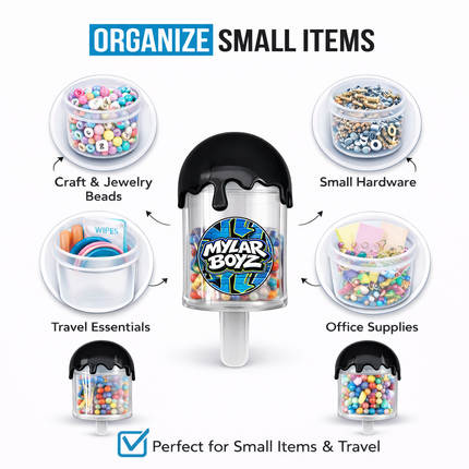 10 Pack 3.5g Popsicle Style Plastic Mystery Retail Packaging Pouches - Assorted Designs