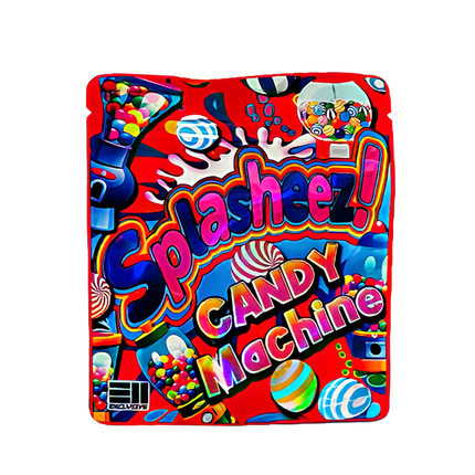 50 Pack 3.5g Mylar Bags – Decorative Assorted Designs