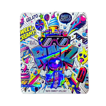 50 Pack 3.5g Mylar Bags – Assorted Graphic Collection