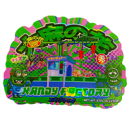 3.5g Shaped Mylar Storage Bag - KA Factory (50 Count)