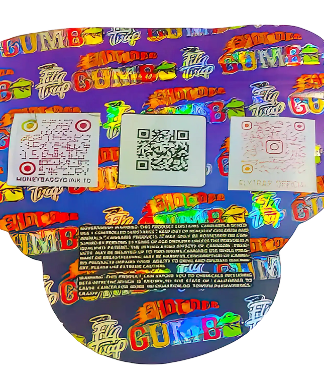 3.5g Shaped Mylar Storage Bag - Shot Off Gumbo (50 Count)