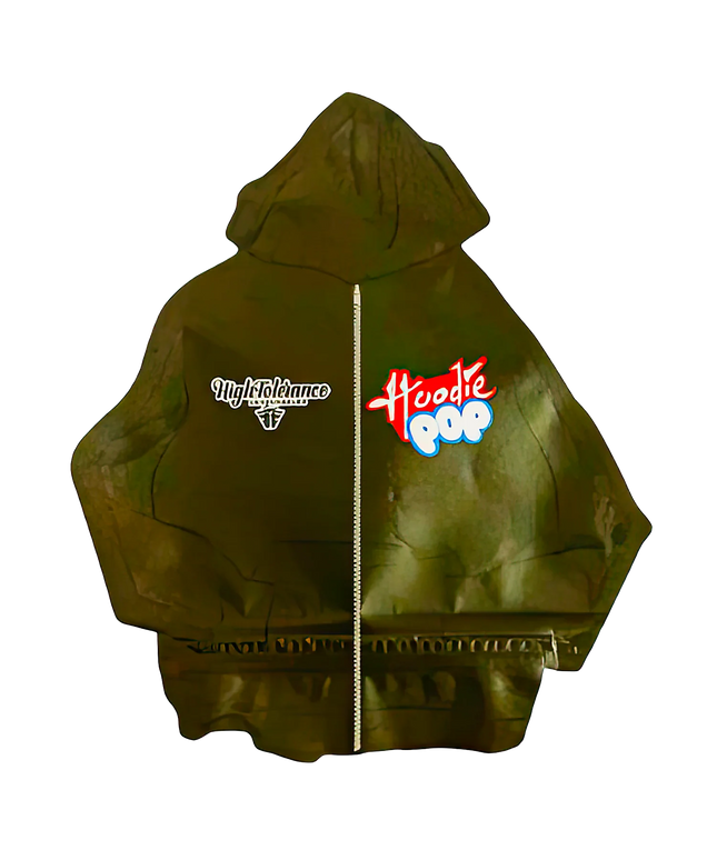 50 Pack 3.5g Shaped Mylar Bags - Hoodie Pop Design