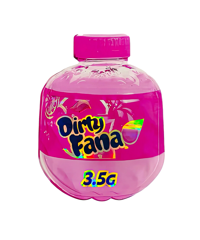 50 Pack 3.5g Shaped Mylar Bags - Decorative Fana Design