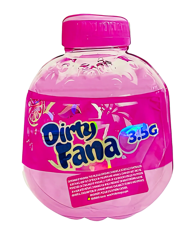 50 Pack 3.5g Shaped Mylar Bags - Decorative Fana Design