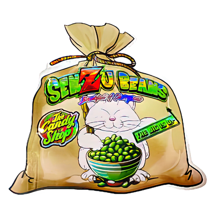50 Pack 3.5G Shaped Mylar Bags - Bean Graphic Design