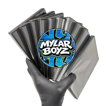 10 Pack 3.5g Mylar Bags with DVD Cases Mystery Retail Packaging Pouches - Assorted Designs