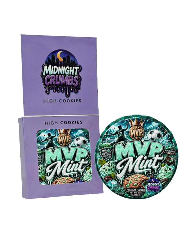 12 Pk Midnight Crumbs Shaped Bag & Window Box Set - Midnight Crumbs MVP Mint