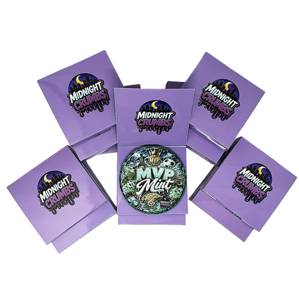 12 Pk Midnight Crumbs Shaped Bag & Window Box Set - Midnight Crumbs MVP Mint