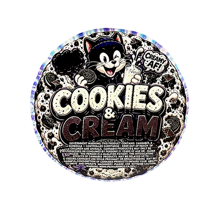 12 Pk Midnight Crumbs Shaped Bag & Window Box Set - Midnight Crumbs Cookies & Cream