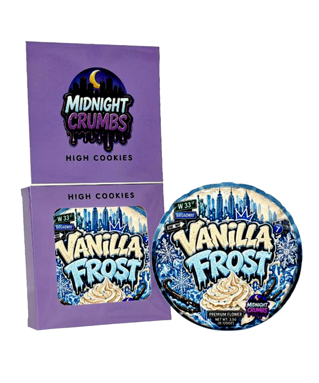 12 Pk Midnight Crumbs Shaped Bag & Window Box Set - Midnight Crumbs Vanilla Frost