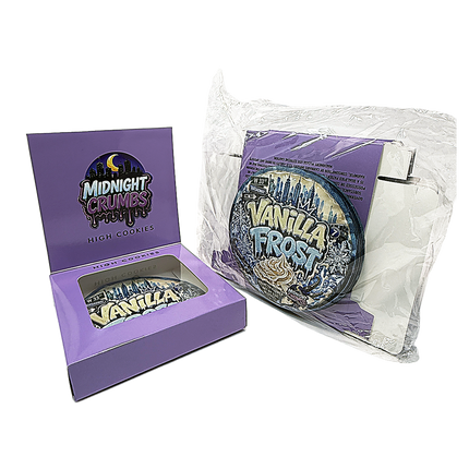 12 Pk Midnight Crumbs Shaped Bag & Window Box Set - Midnight Crumbs Vanilla Frost