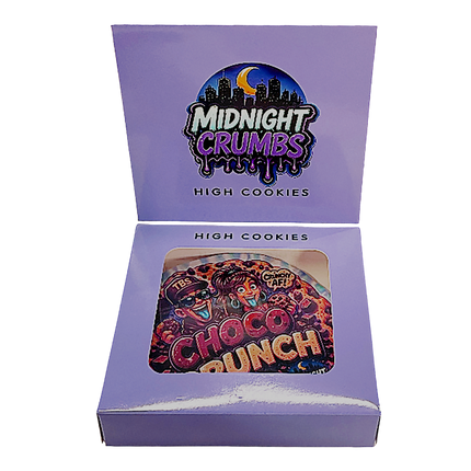12 Pk Midnight Crumbs Shaped Bag & Window Box Set - Midnight Crumbs Choco Crunch