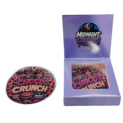 12 Pk Midnight Crumbs Shaped Bag & Window Box Set - Midnight Crumbs Choco Crunch