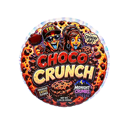12 Pk Midnight Crumbs Shaped Bag & Window Box Set - Midnight Crumbs Choco Crunch