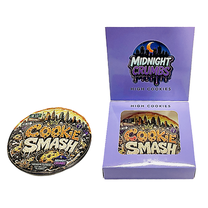 12 Pk Midnight Crumbs Shaped Bag & Window Box Set - Midnight Crumbs Cookie Smash
